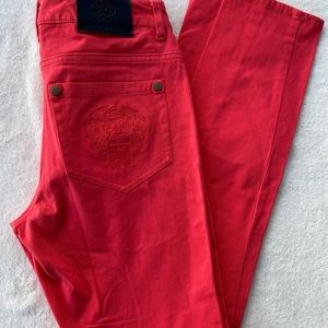 Vince Camuto Coral Red Jean Size 2
